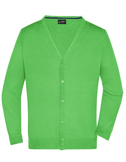 James&Nicholson - Men´s V-Neck Cardigan