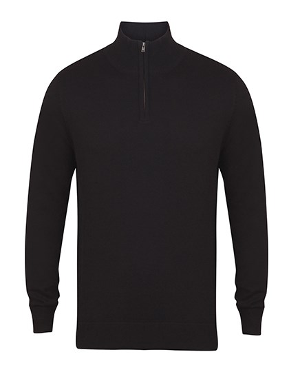 Henbury - Men´s Quarter Zip Jumper