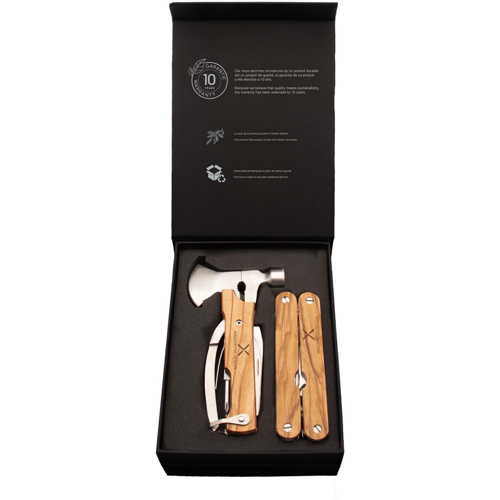 SCX.design T32 Multitool Set aus Holz