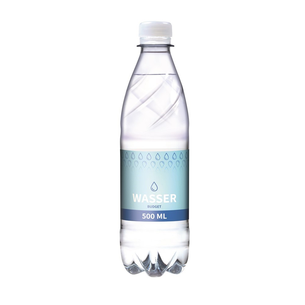 Tafelwasser, 500 ml, sanft prickelnd (Flasche Budget)