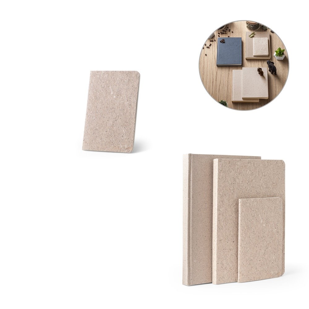 TEAPAD SOFT. Notizbuch A6 mit flexiblem Cover aus Teeblattverwertung (65%)