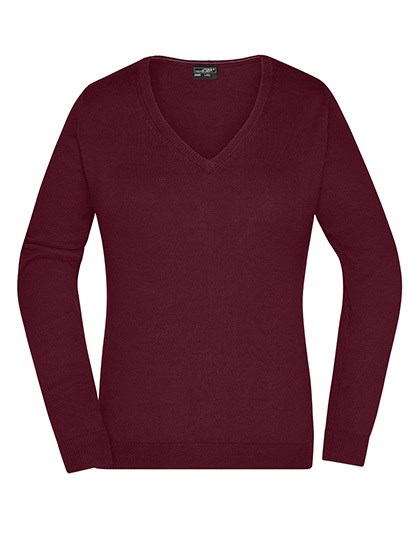 James&Nicholson - Ladies´ V-Neck Pullover