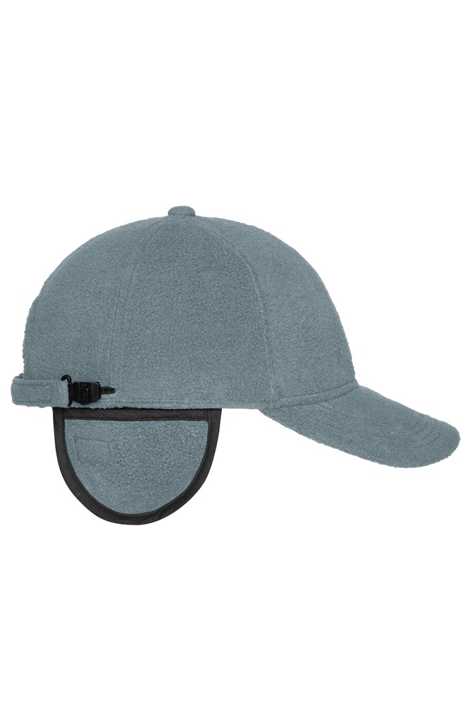 6 Panel Fleece Cap with Earflaps