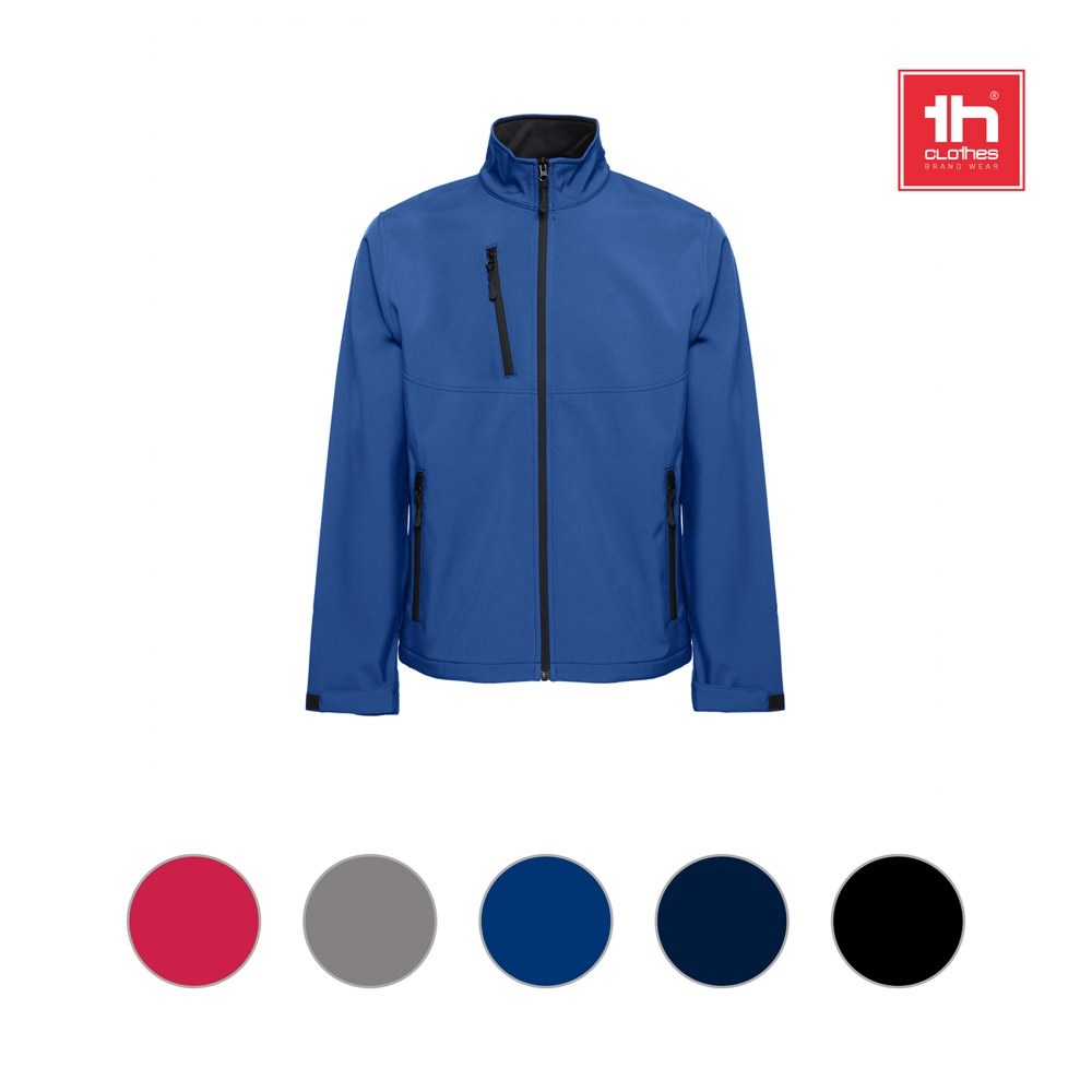 THC EANES. Softshell-Jacke (Unisex) aus Polyester und Elastan