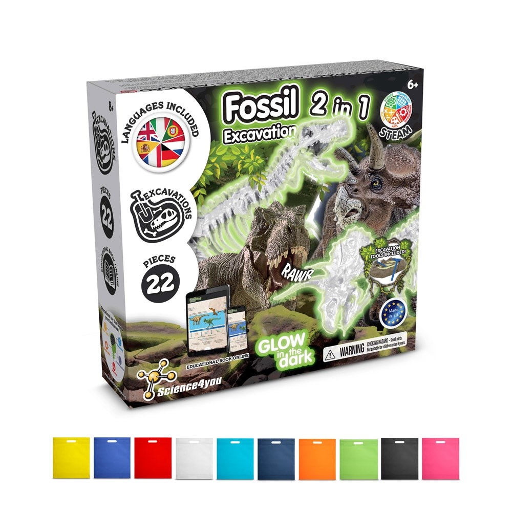 2 in 1 Fossil Excavation Kit IV. Lernspiel lieferung inklusive einer non-woven tasche (80 g/m²)