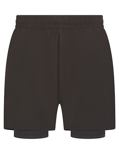 Tombo - Men's Double Layer Sports Short