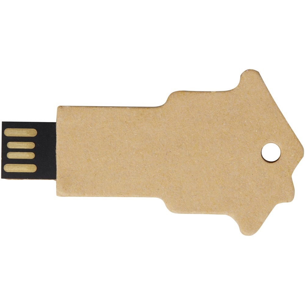 Haus USB-Stick 2.0 aus recyceltem Papier