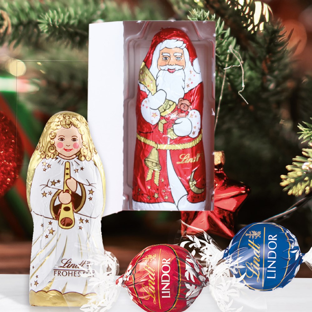 Adventskalender Lindt Lindor, Inlay aus 100% recyceltem Material