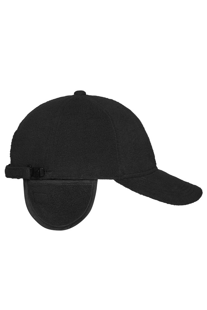 6 Panel Fleece Cap with Earflaps