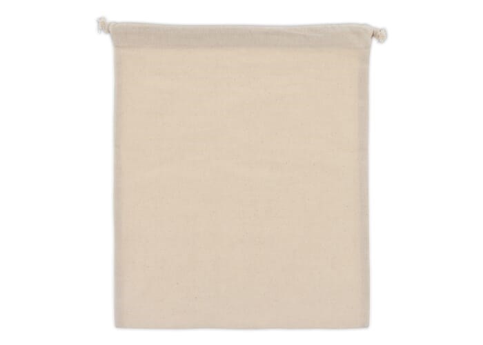 Zuziehbeutel OEKO-TEX® Baumwolle 140g/m² 25x30cm