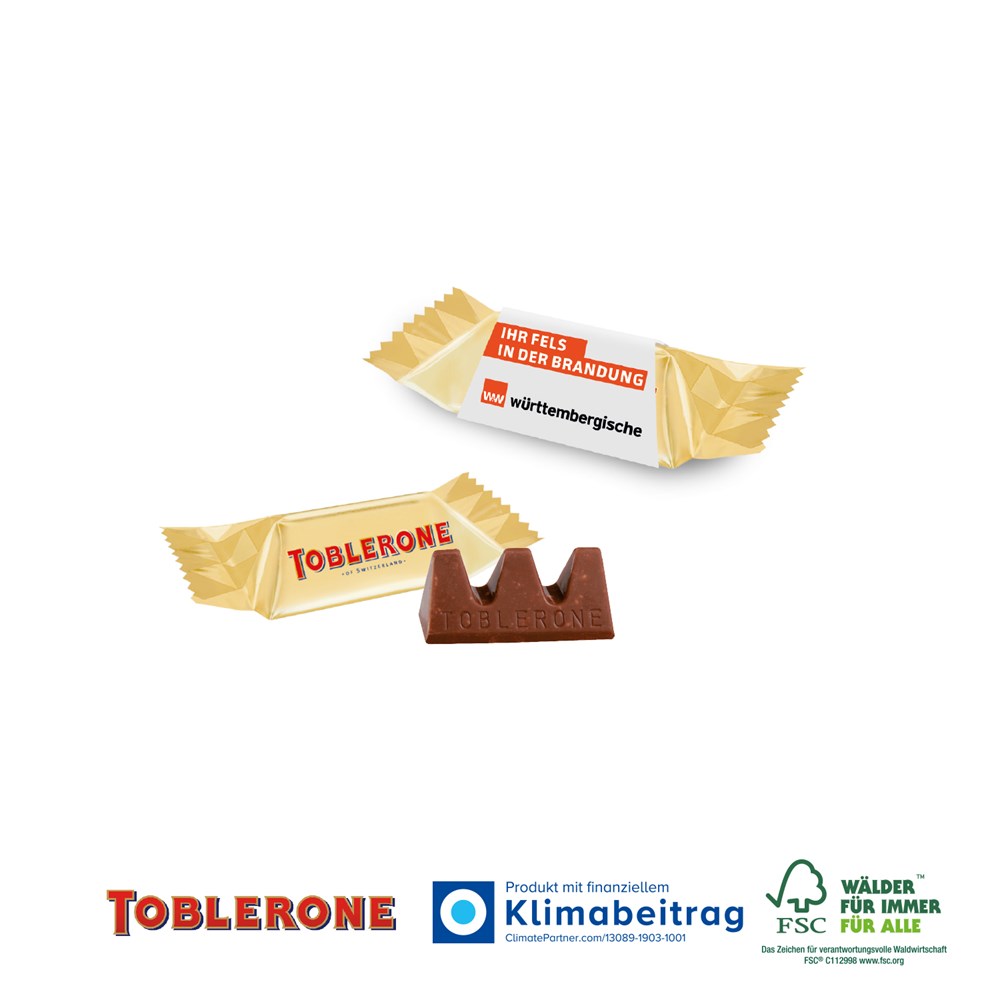 TOBLERONE Mini im Werbeschuber