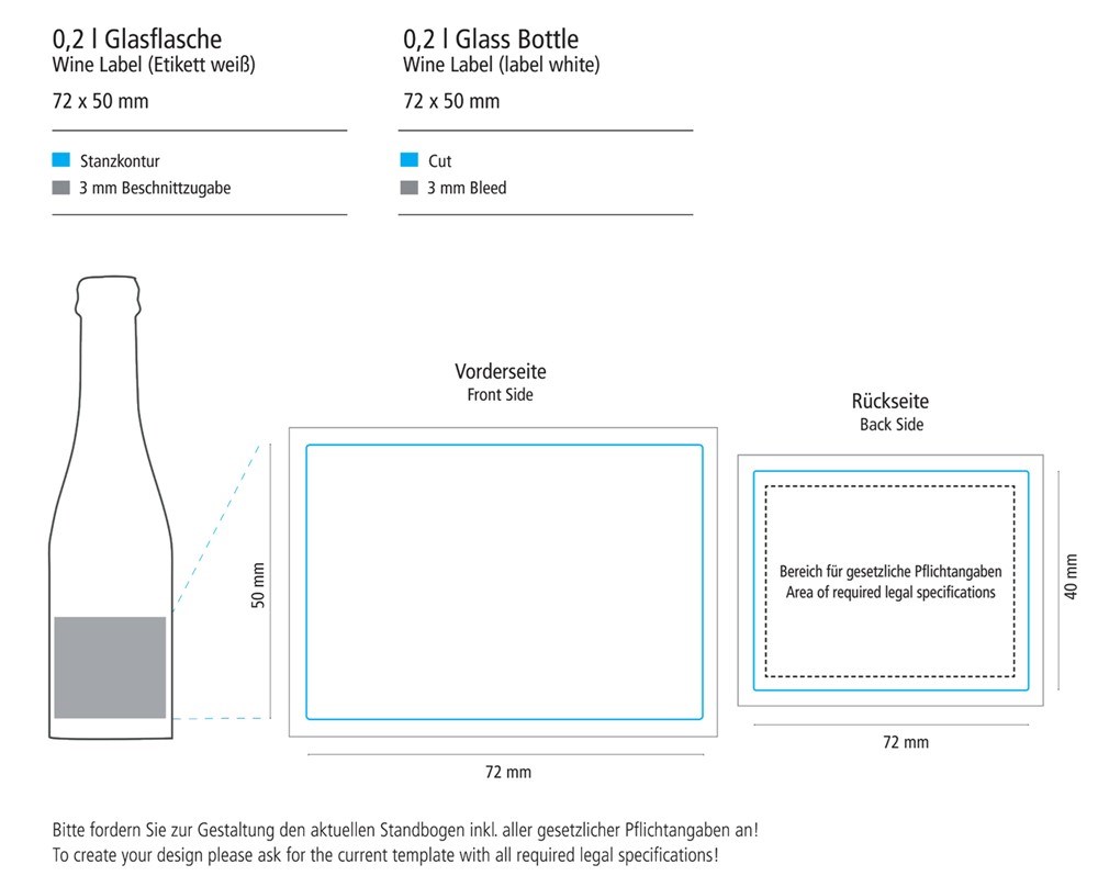 Secco frizzante, 0,2 l, Body Label