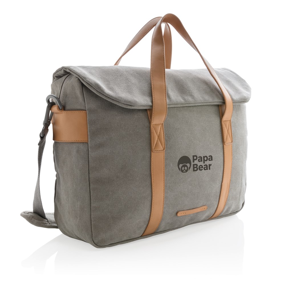 Canvas Laptop-Tasche, PVC-frei