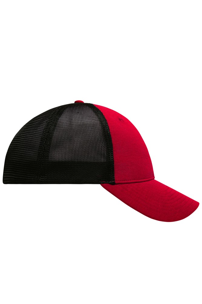 6 Panel Elastic Fit Mesh Cap