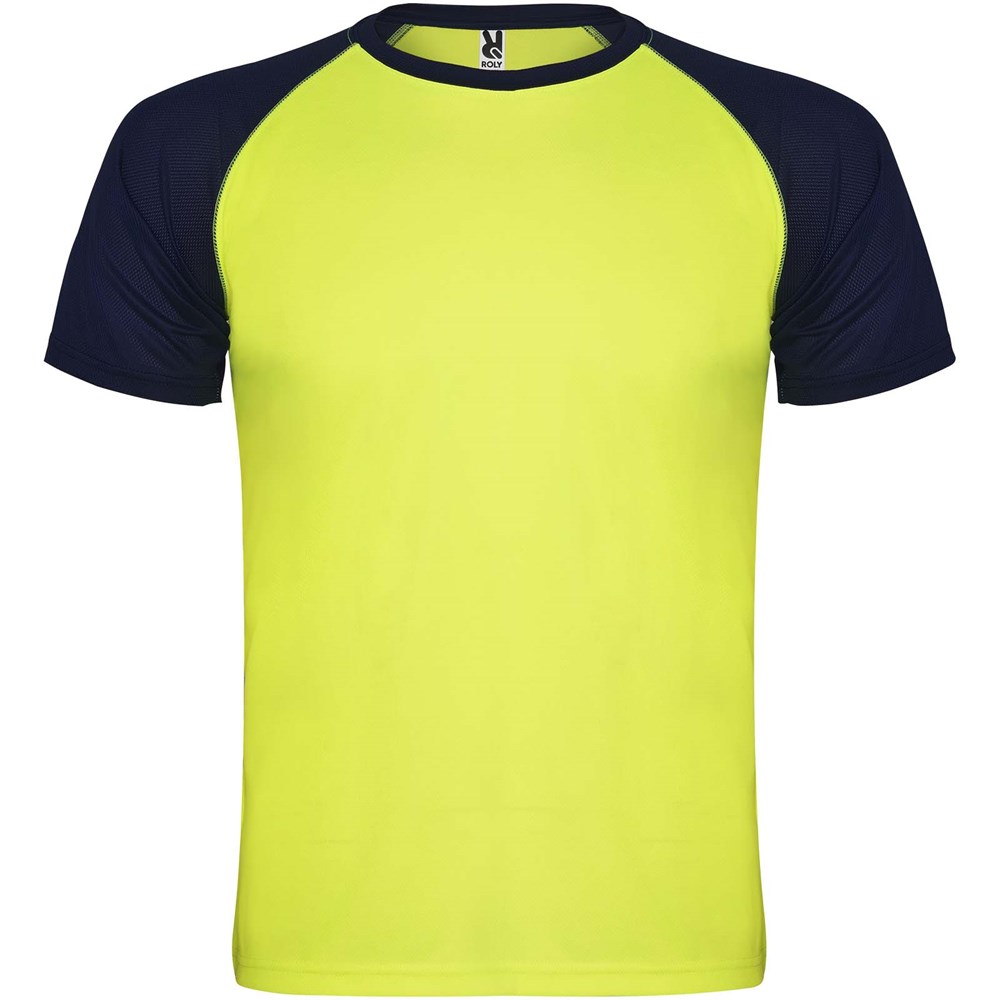 Fluor Yellow, Navy Blue
