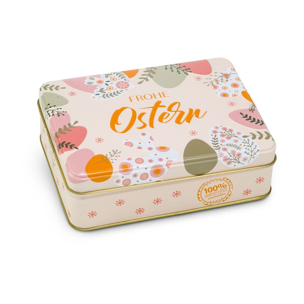 Frohe Ostern - Pralinendose mit 125 g