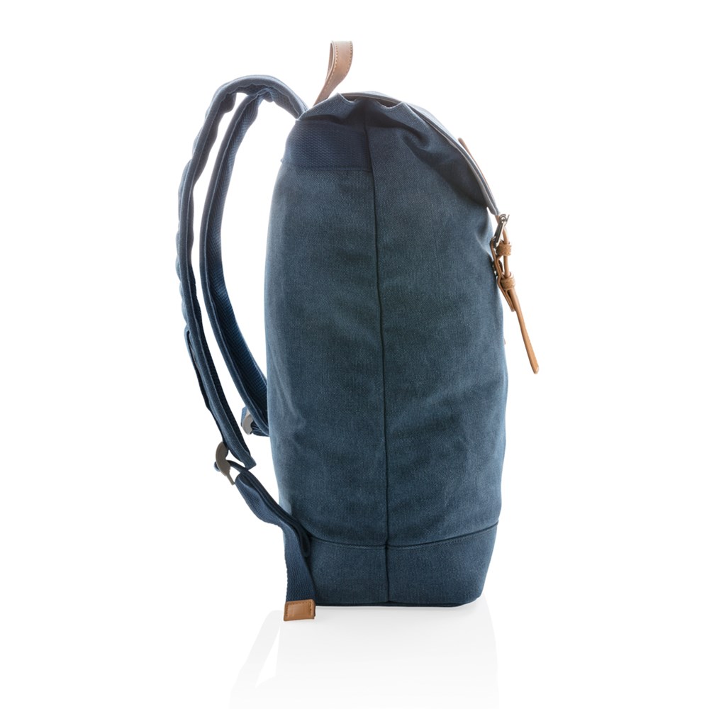 Canvas Laptop-Rucksack, PVC-frei