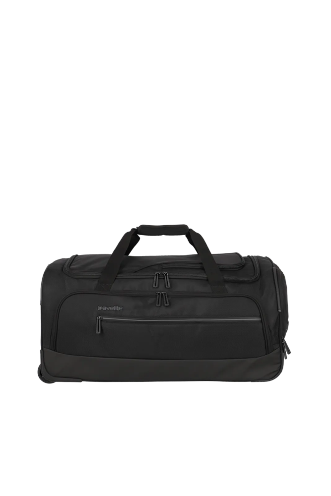 TRAVELITE CROSSLITE Rollenreisetasche M, Schwarz