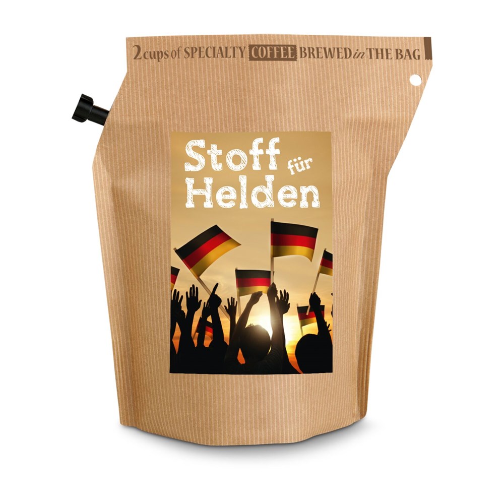 Deutschland FAN-Kaffee, wiederverwendbarer Brühbeutel