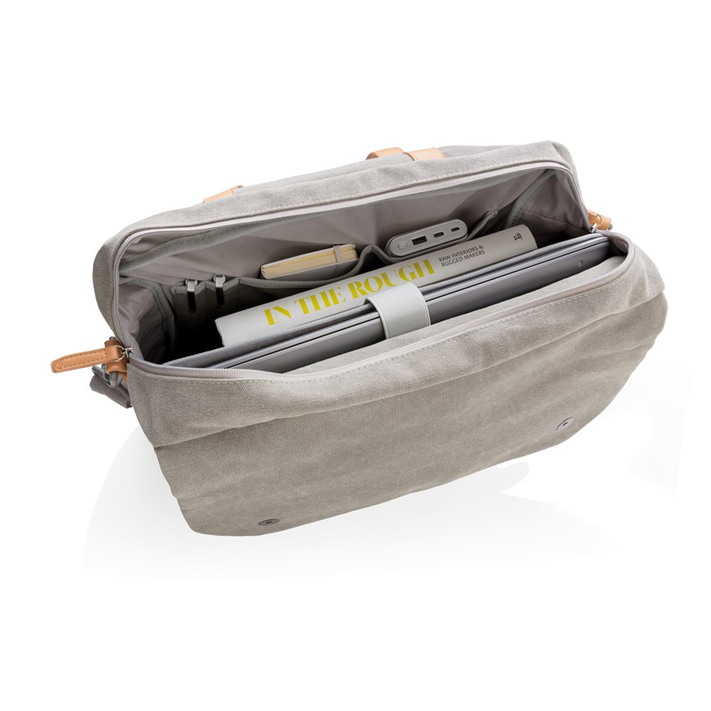 Canvas Laptop-Tasche, PVC-frei