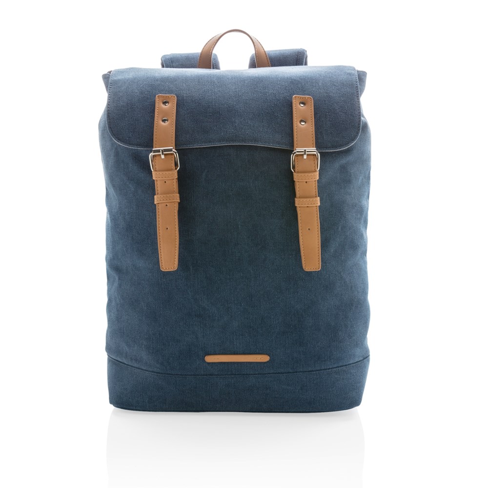 Canvas Laptop-Rucksack, PVC-frei