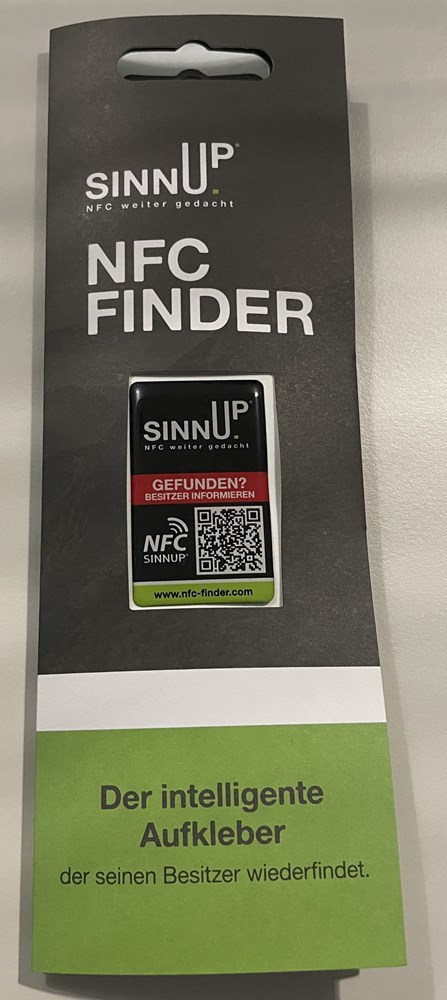 NFC 3D Doming Aufkleber mit Fundsystem