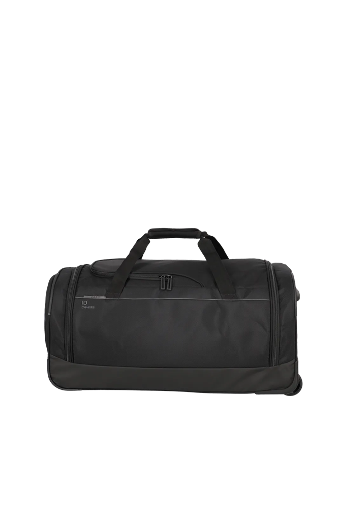 TRAVELITE CROSSLITE Rollenreisetasche M, Schwarz