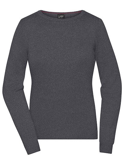 James&Nicholson - Ladies´ Round-Neck Pullover