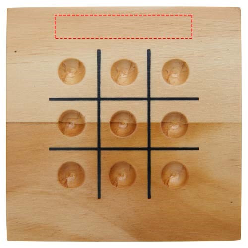 Strobus Tic-Tac-Toe Spiel aus Holz