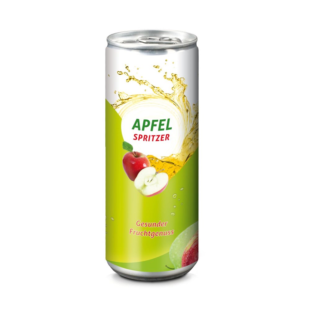 Promo Fresh - Apfelschorle - ohne Zuckerzusatz - Folien-Etikett, 250 ml