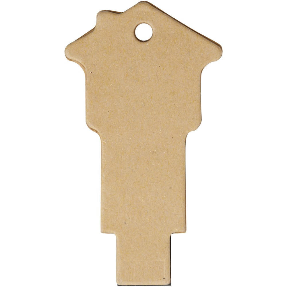 Haus USB-Stick 2.0 aus recyceltem Papier