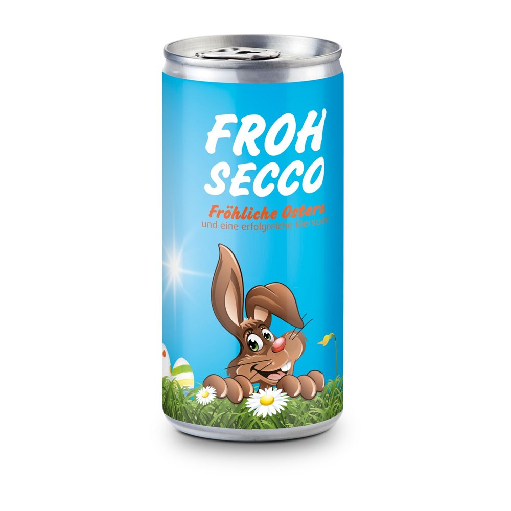 Frohsecco Ostern - 24 x Promo Secco 0,2 l, Slimlinedose