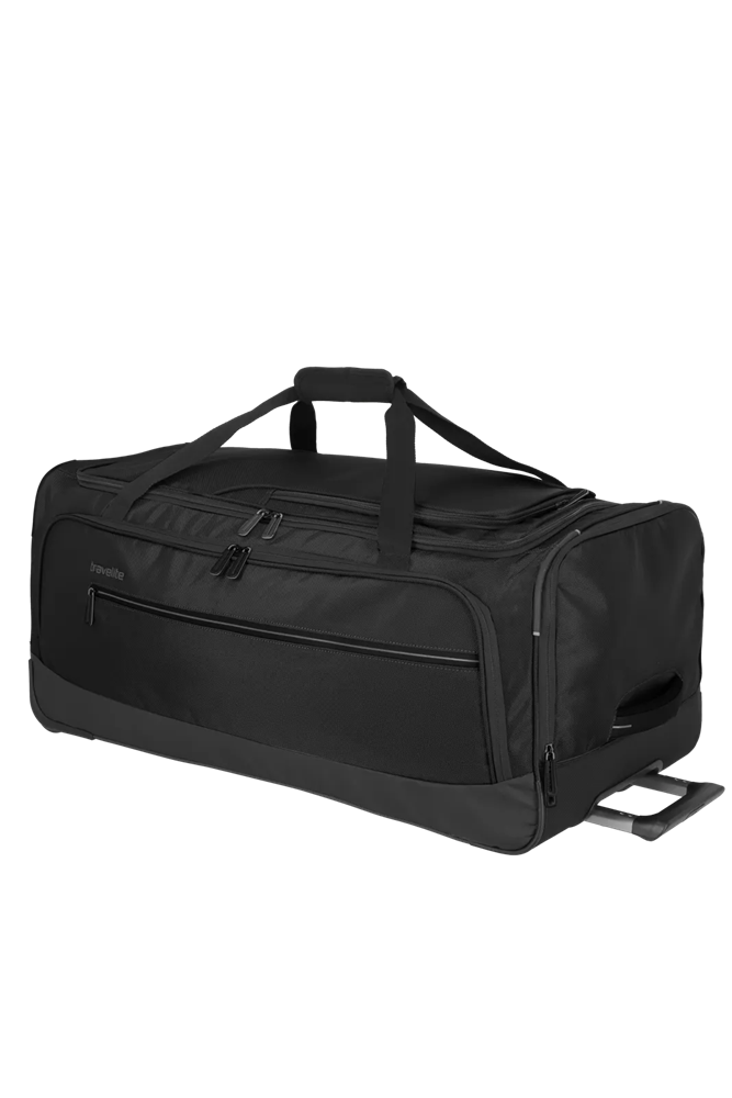 TRAVELITE CROSSLITE Rollenreisetasche L, Schwarz